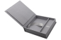 Preview: USB/Foto-Box 21 x 21 x 5 cm mit USB Slot. Geschenkbox für USB-Sticks und Fotoabzüge 13x18 cm